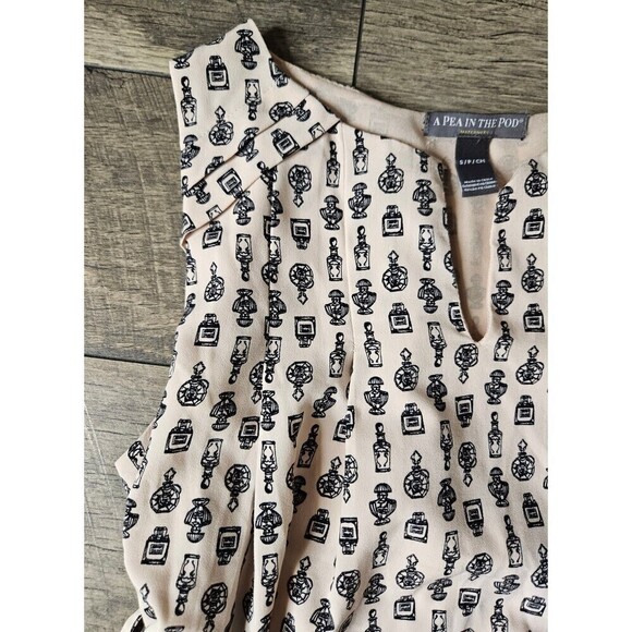 2 for $20  A Pea in the Pod Maternity Silk Chiffon Blouse - Picture 4 of 6